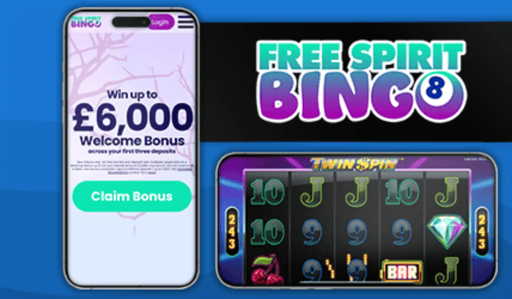 FreeSpiritBingo Casino App Screenshot